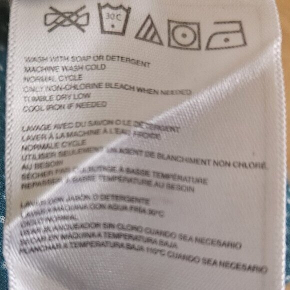 Roxy Polka Dot Strappy Dress - Teal - size L - EUC - Picture 4 of 7